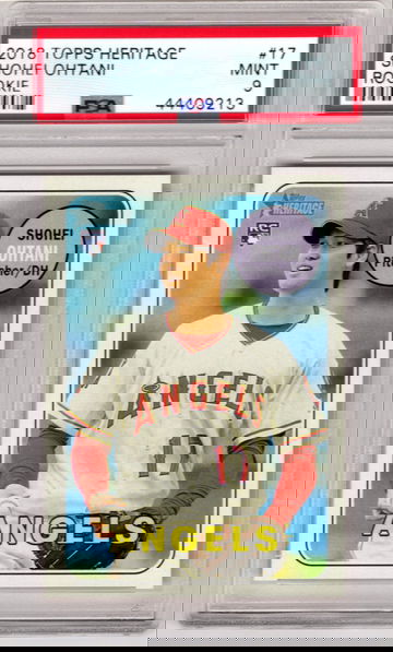 2018 Topps Heritage Shohei Ohtani  Rookie MINT 9