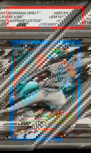 2021 Bowman Draft Chrome Sapphire Jackson Jobe