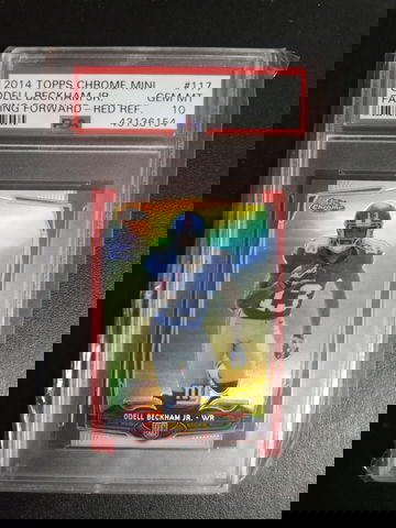 2014 Topps Chrome Mini Odell Beckham jr. 3/5 RC PSA 10 