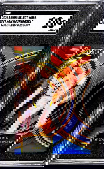 2024 Panini Select Wnba #155 Arike Ogunbowale Red & Blue Prizm /399 SGC 10