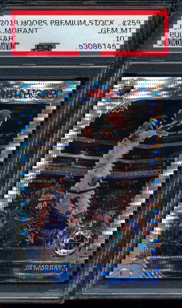 2019 Hoops Premium Stock Ja Morant Pulsar PSA 10 Gem-Mint