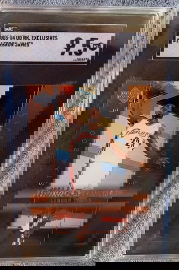 Lebron James 2003 UD Exclusives 9.5