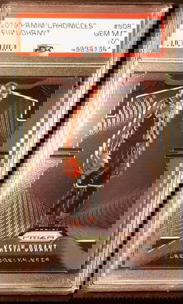 2019 Panini Prizm Chronicles #508 PSA 10 GEM MINT 1st year Nets Kevin Durant