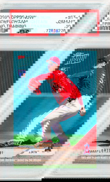 2018 Topps Now ST-4 Shohei Ohtani Spring Training PSA 10 GEM MINT!