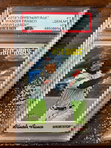 2019 Topps Heritage Minor League 1 Wander Franco PSA 10