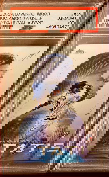 Topps X Lindor Fernando Tatis Jr RC PSA 10