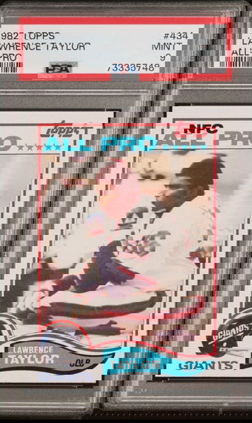 1982 Topps Lawrence Taylor #434 PSA 9 rookie card RC