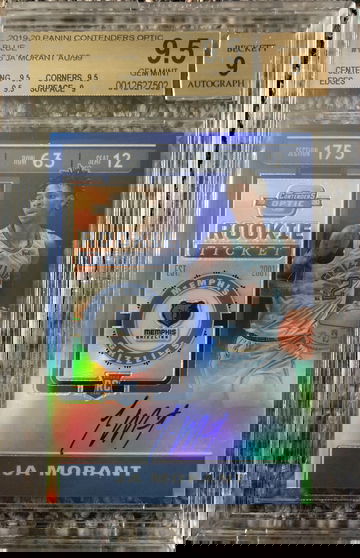 Ja Morant 2019 Contenders Blue Optic /99 GEM MINT