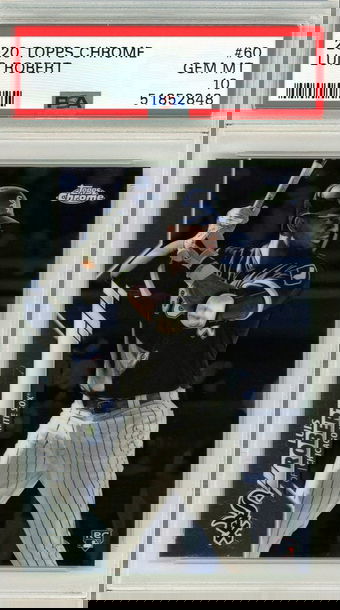 2020 Topps Chrome Luis Robert PSA 10