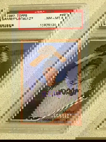 1962 Topps #89 Barney Schultz PSA 8 NM-MT CUBS