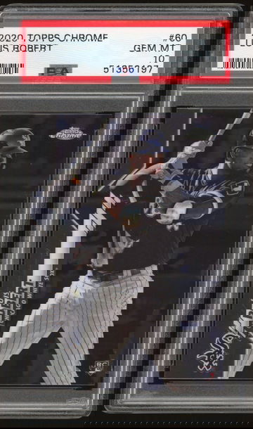 2020 Topps Chrome Luis Robert RC #60 Chicago White Sox Rookie Card