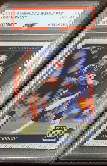 2017 Donruss Optic, #1, Tom Brady, PSA 6