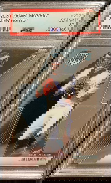 2020 Panini Mosaic Jalen Hurts #222 PSA 10