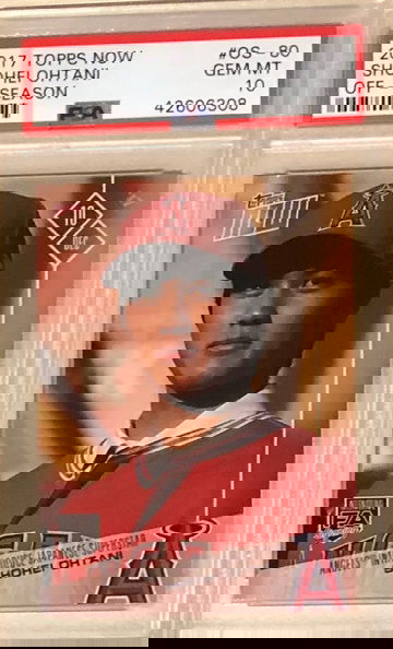 2017 Topps Now Shohei Ohtani #OS-80 Off-Season PSA 10 - Gem Mint