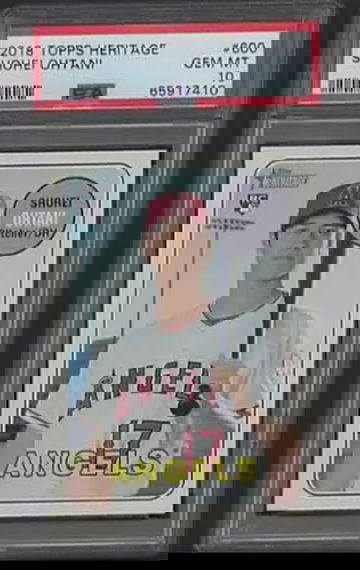 2018 Topps Heritage #600 Shohei Ohtani PSA 10