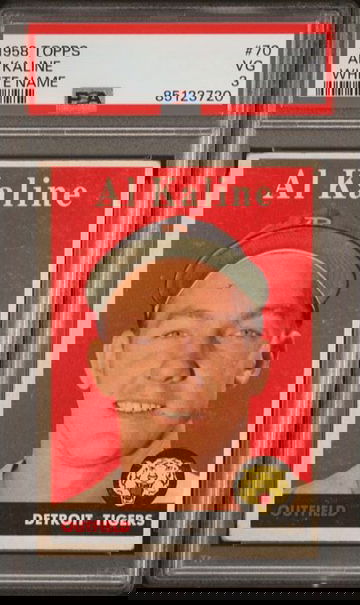 1958 Topps Al Kaline (White Name) #70 PSA 3 [BL-2C.38]