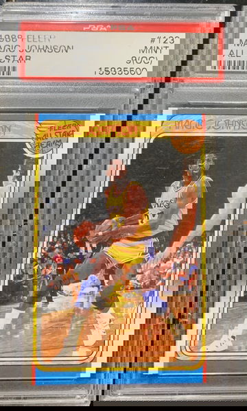 Magic Johnson 1998 Fleer PSA 9 (OC) All-Star!