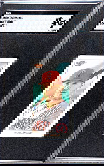 2020 Topps T206 Series 1 Mike Trout SGC 9 MINT