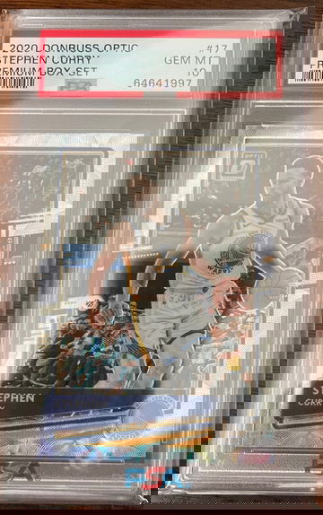 2020 Donruss Optic Stephen Curry Premium Box Set PSA 10 Gem Mint /249