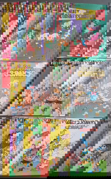 WALT DISNEY'S COMICS AND STORIES LOT (1976-1991)