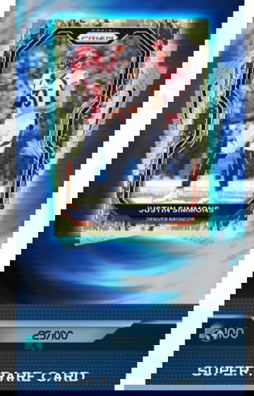 2020 Panini Blitz Prizm Camo Justin Simmons /100