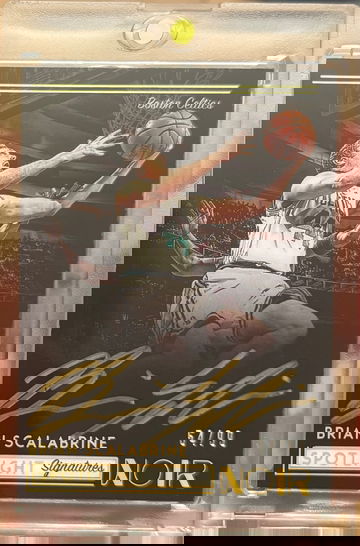 2018-19 Panini Noir Brian Scalabrine Spotlight Signatures Auto /99