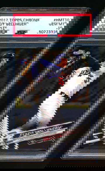 Cody Bellinger 2017 Topps Chrome Update HMT10 RC Rookie PSA 10 GEM MINT