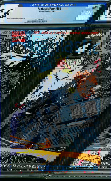 FANTASTIC FOUR #354, CGC 9.6 NM+