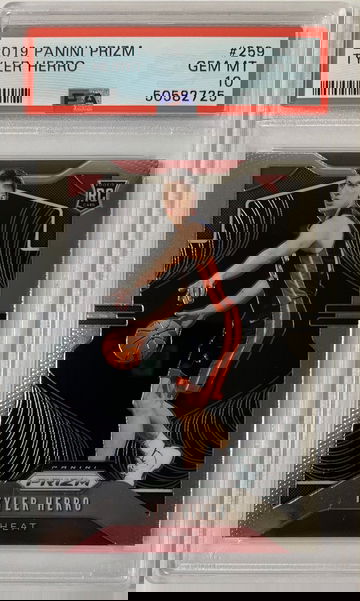 2019 Panini Select Tyler Herro PSA 10 Gem Mint #169 Miami Heat