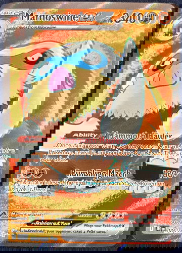 2025 Pokémon Mamoswine ex Journey Together 174/159 