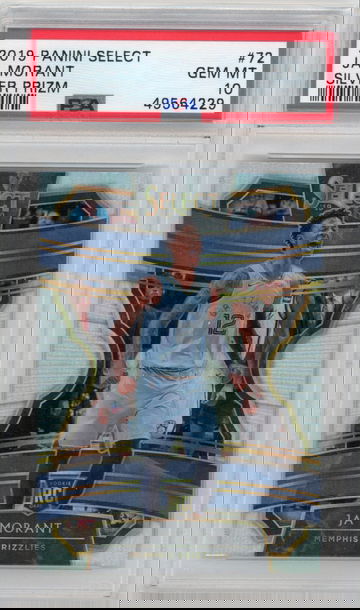 Ja Morant RC 2019 Panini Select Silver Rookie PSA 10 #72 Rookie