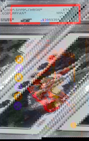 2008 Topps Chrome Kobe Bryant #24 PSA 9 Mint