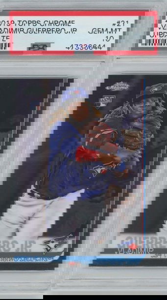 2019 Topps Chrome Update Vladimir Guerrero Jr. Rookie #21 PSA 10