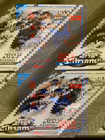 2019 Topps Chrome Update Mega Box Lot - 2 Boxes