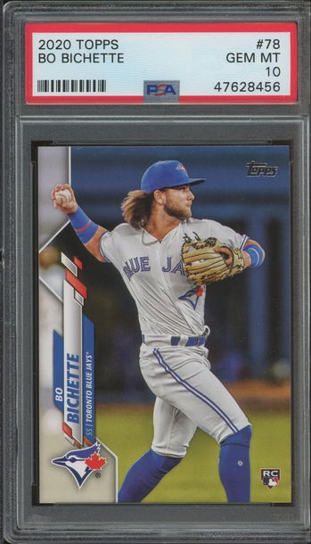 2020 Topps #78 Bo Bichette PSA 10