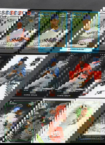 Chris Davis Baseball Card Lot (28) - Many RC Rookies, Nice Variety Orioles