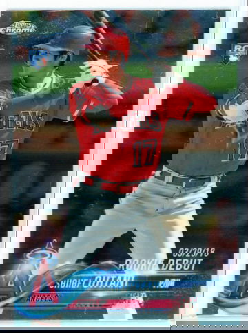 2018 Topps Chrome Update HMT-32 Shohei Ohtani