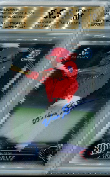 2016 bowman Chrome Victor Robles BGS 9.5 auto 10