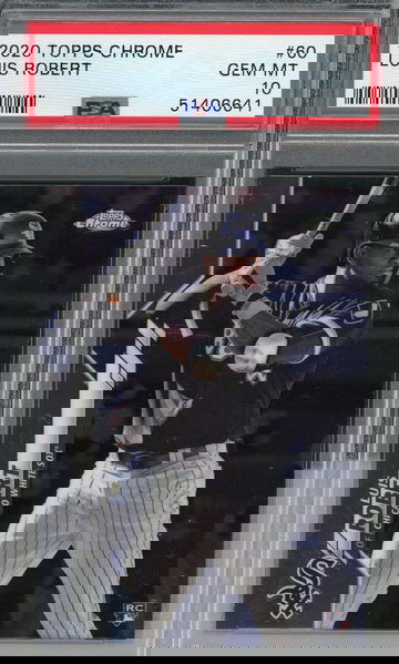 2020 Topps Chrome Luis Robert #60 PSA 10