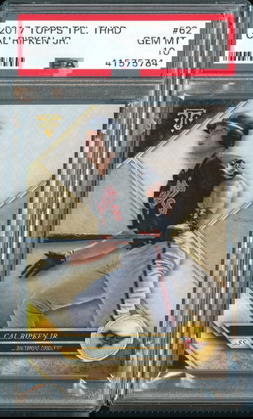 2017 Topps Triple Threads #62 Cal Ripken PSA 10 