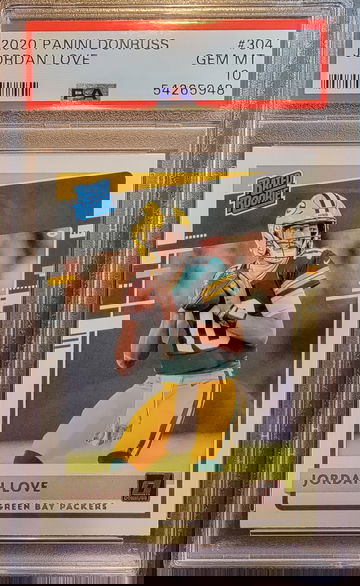 2020 Donruss Jordan Love Rated Rookie PSA 10