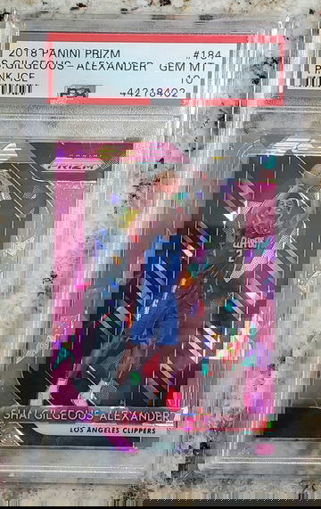 2018 Prizm SHAI GILGEOUS ALEXANDER Pink Ice PSA 10