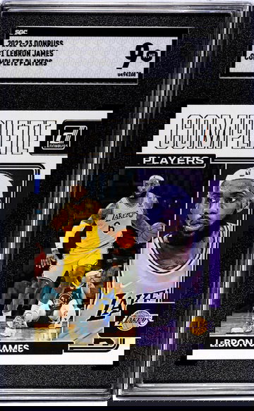 2022-23 Donruss #1 Lebron James Complete Players SGC 9