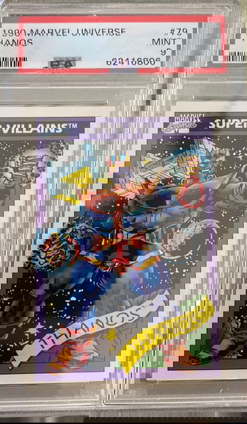 1990 Marvel Universe Thanos #79 PSA 9