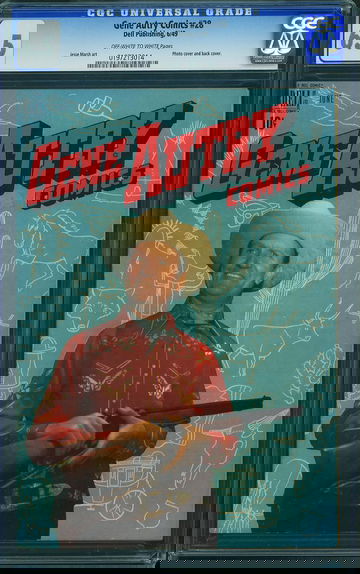 GENE AUTRY COMICS #28, CGC 6.5 FN+