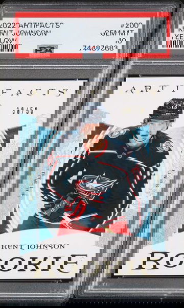 2022-23 Artifacts Kent Johnson Rookie /50