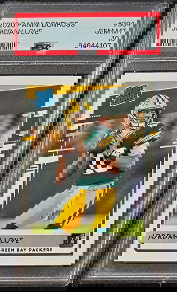 2020 Donruss Jordan Love Rated Rookie RC #304 PSA 10 Packers GEM MINT