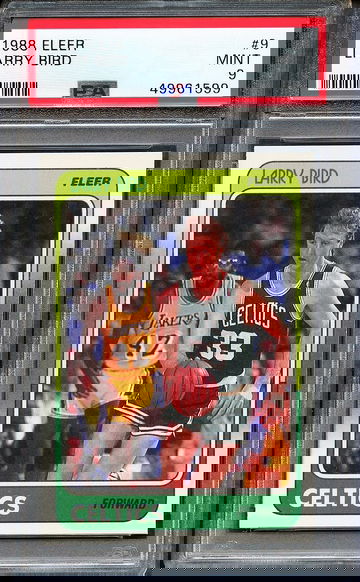 1988 Fleer Larry Bird #9 PSA 9 HOF