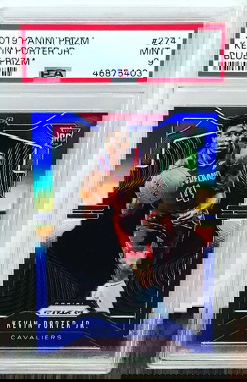 Kevin Porter Jr 2019 Panini Prizm 274 Rookie Blue /199 PSA 9