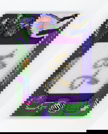 JUSTIN JEFFERSON 2020 Panini Elements Neon Green Signs RPA Patch Auto Rc #15/15